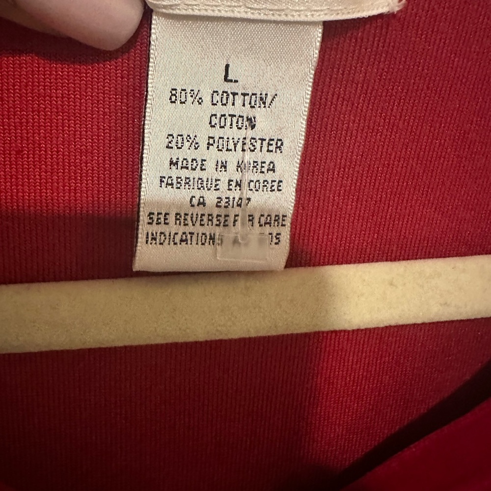 Talbots Red Velvet Jacket with Gold Buttons - Picture 6 of 7